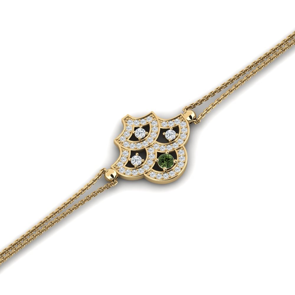 Green Sapphire Women's Bracelet Ayism