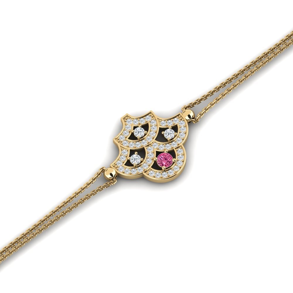 Pink Tourmaline Women's Bracelet Ayism