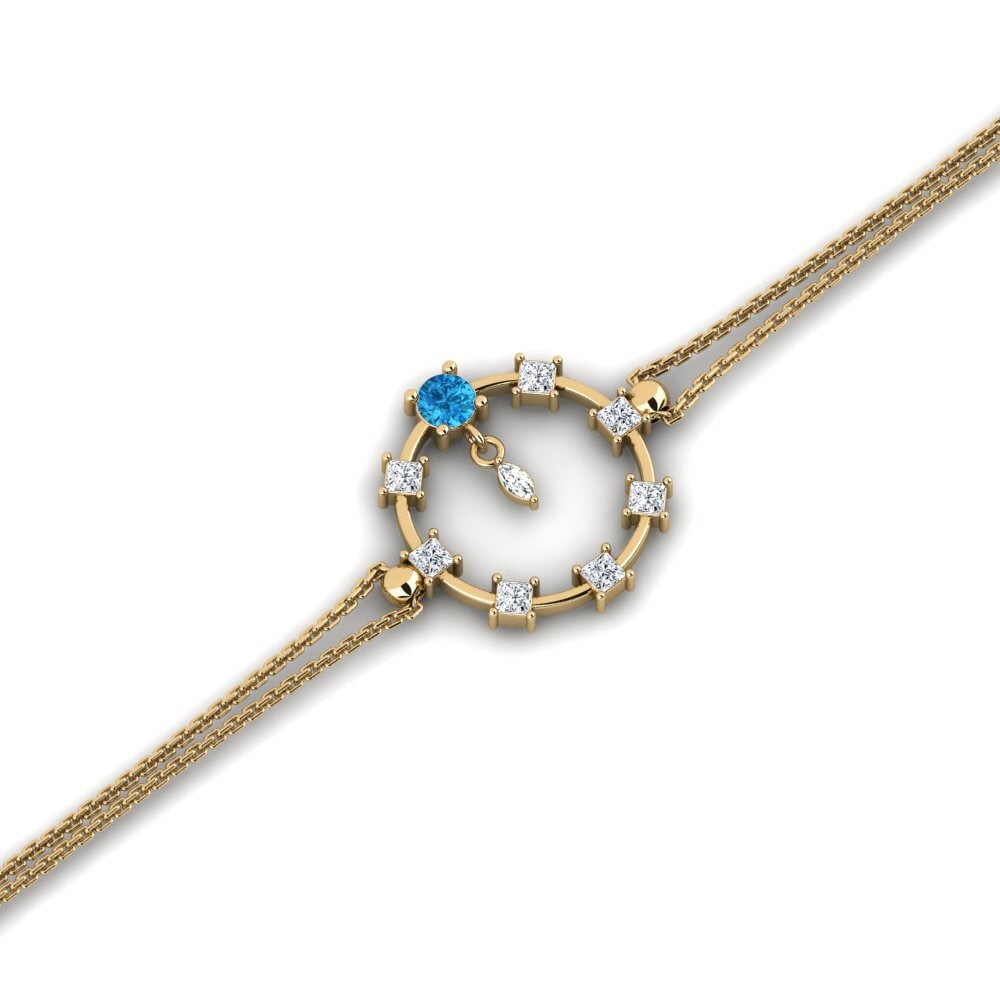 Blue Topaz Women's Bracelet Badetene