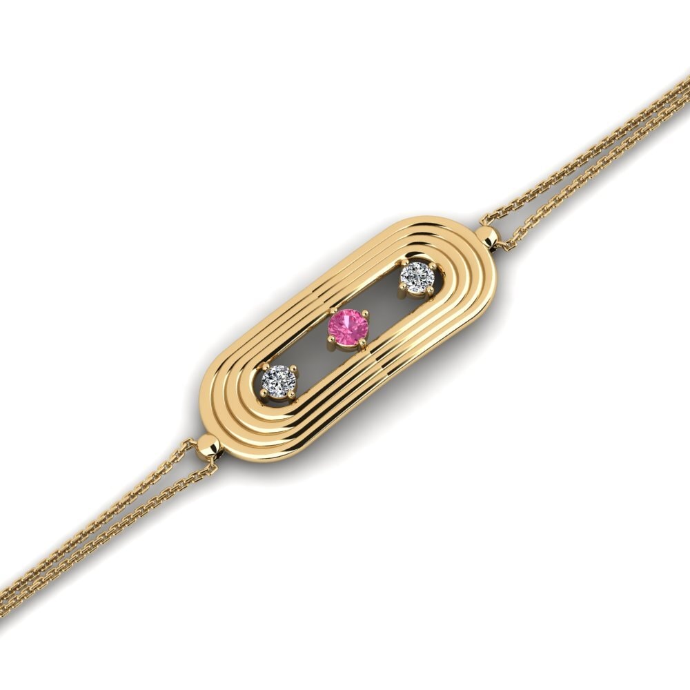 Pink Tourmaline Women's Bracelet Bodilla