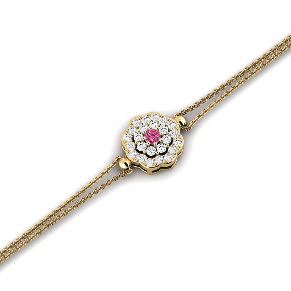 Pink Tourmaline Women's Bracelet Busigny