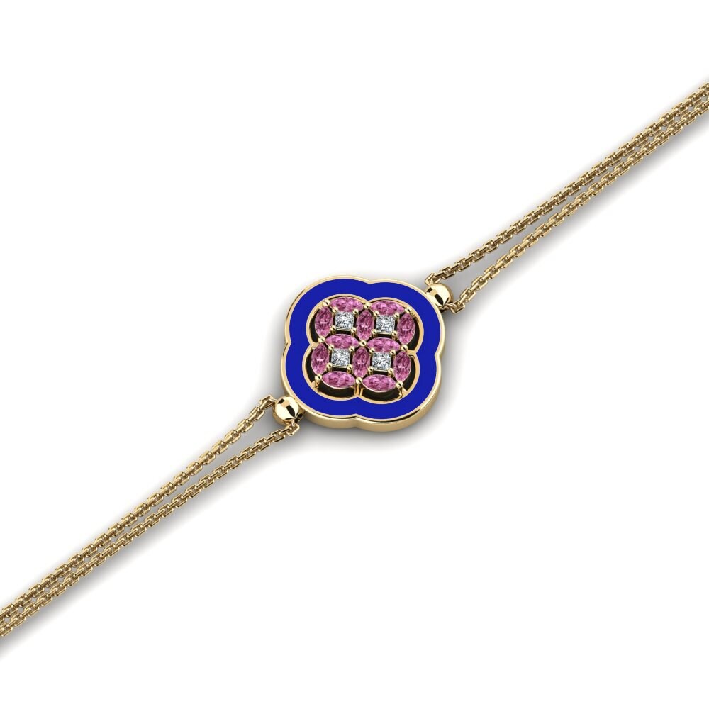 Rhodolite Garnet Women's Bracelet Cassen