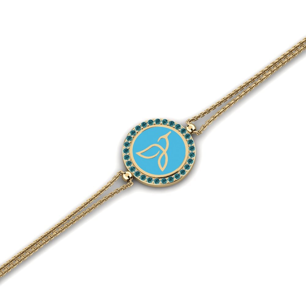 Blue Diamond Women's Bracelet Daquna