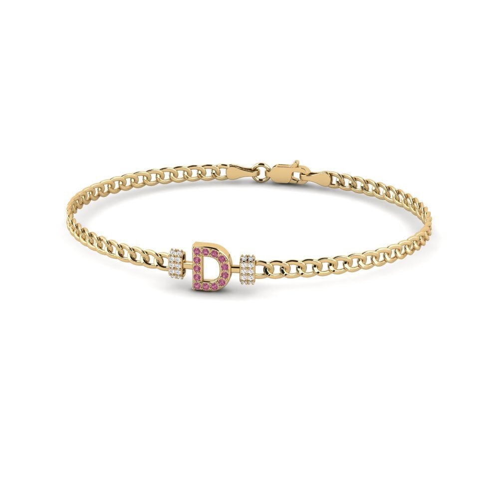 Granate Rhodolite Pulsera de Mujer Esmira - D