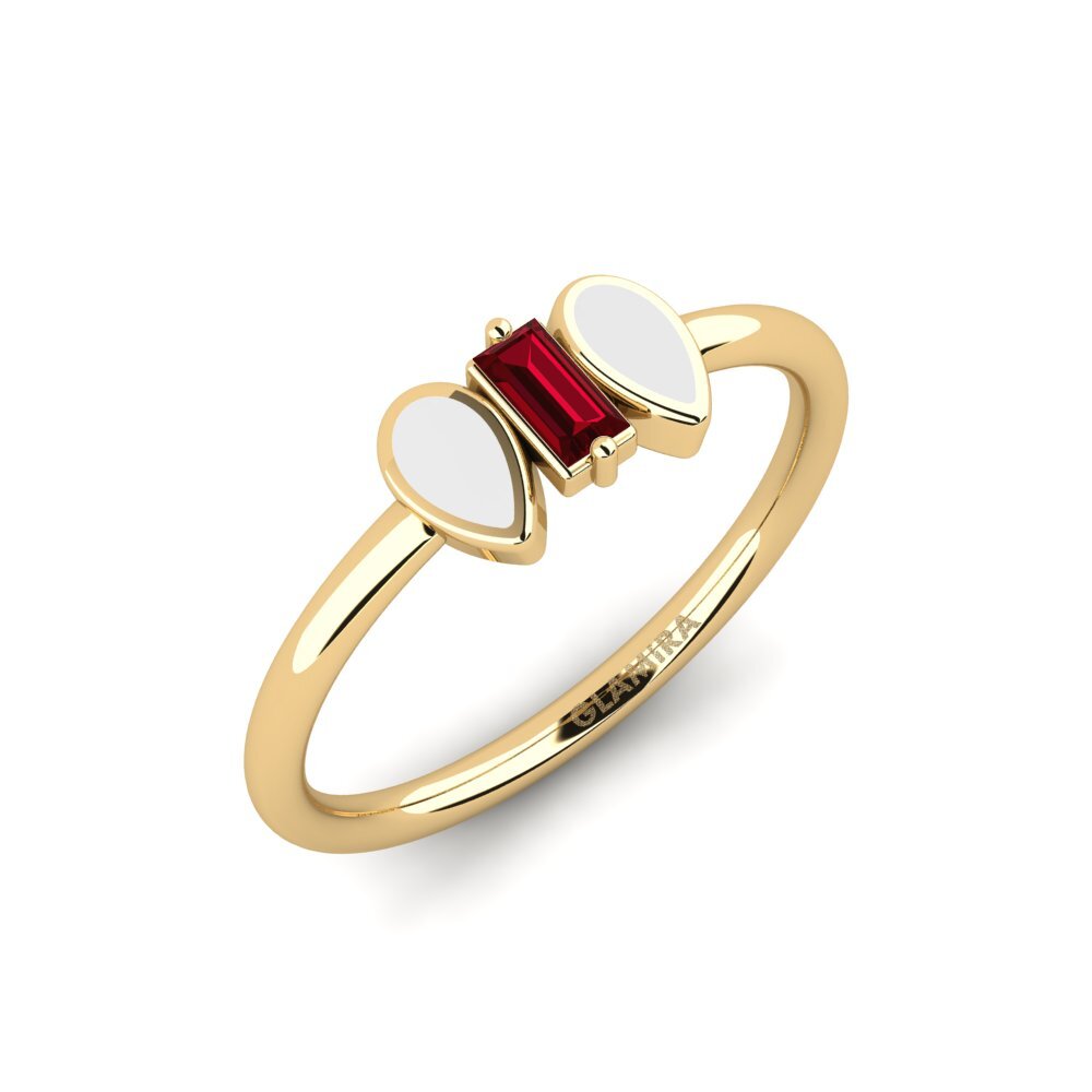 Red Zirconia Ring Aiks