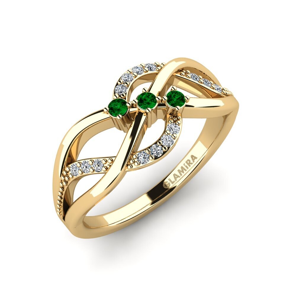 Zircone Verde Anello Miuysa