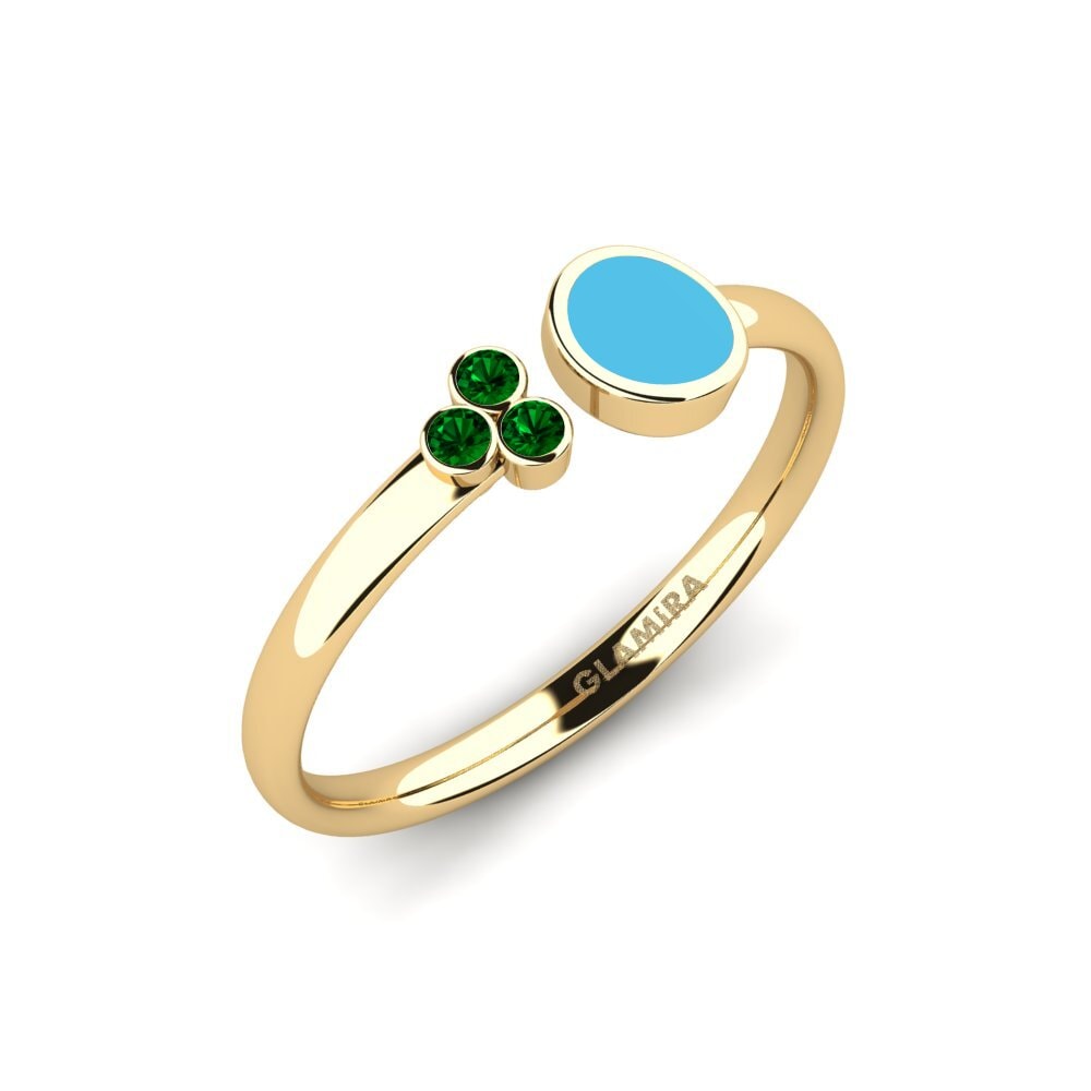 Grüner Zirkonia Ring Nther