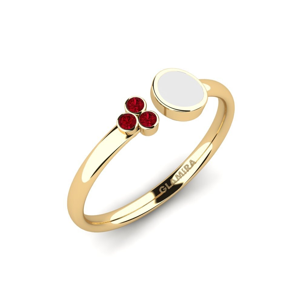 Red Zirconia Ring Nther