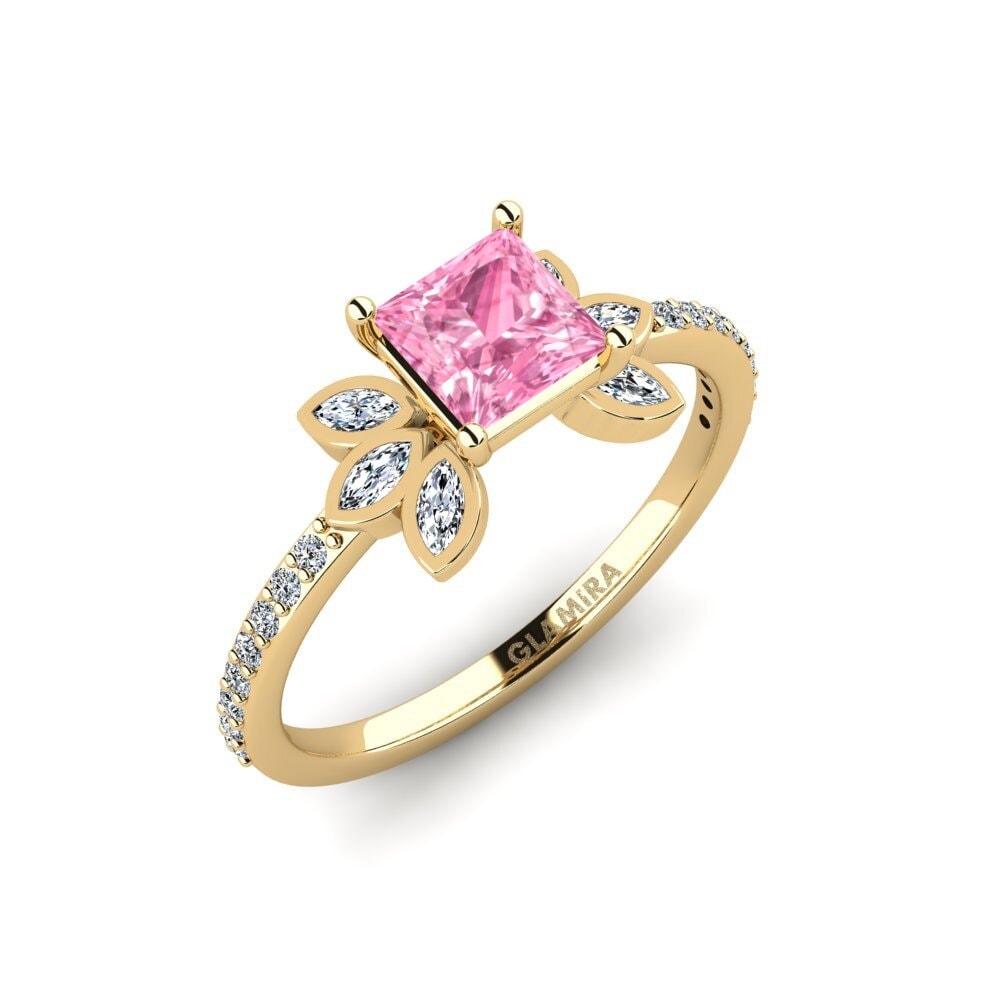 Pink Sapphire Engagement Ring Nutop