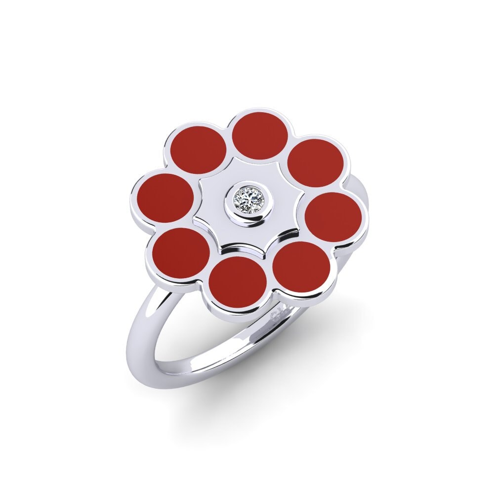 White Silver Ring Nytte