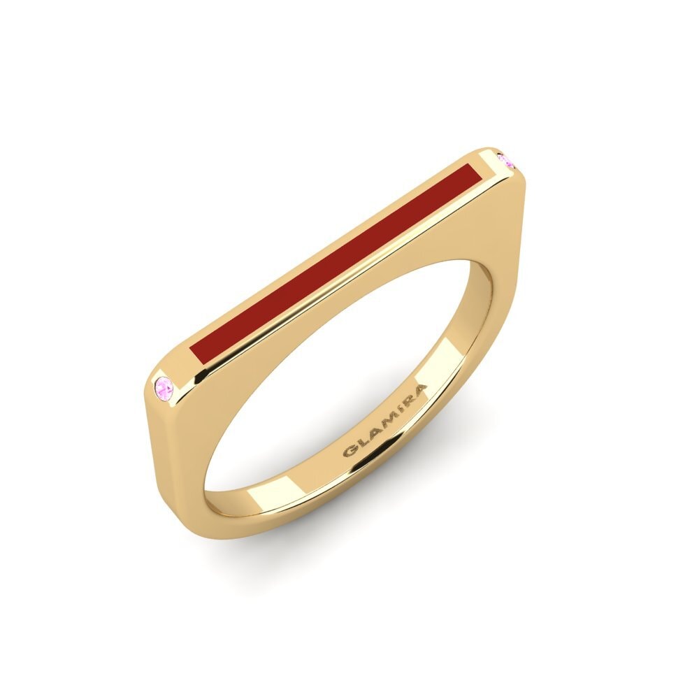 Rosa Saphir Ring Occoo
