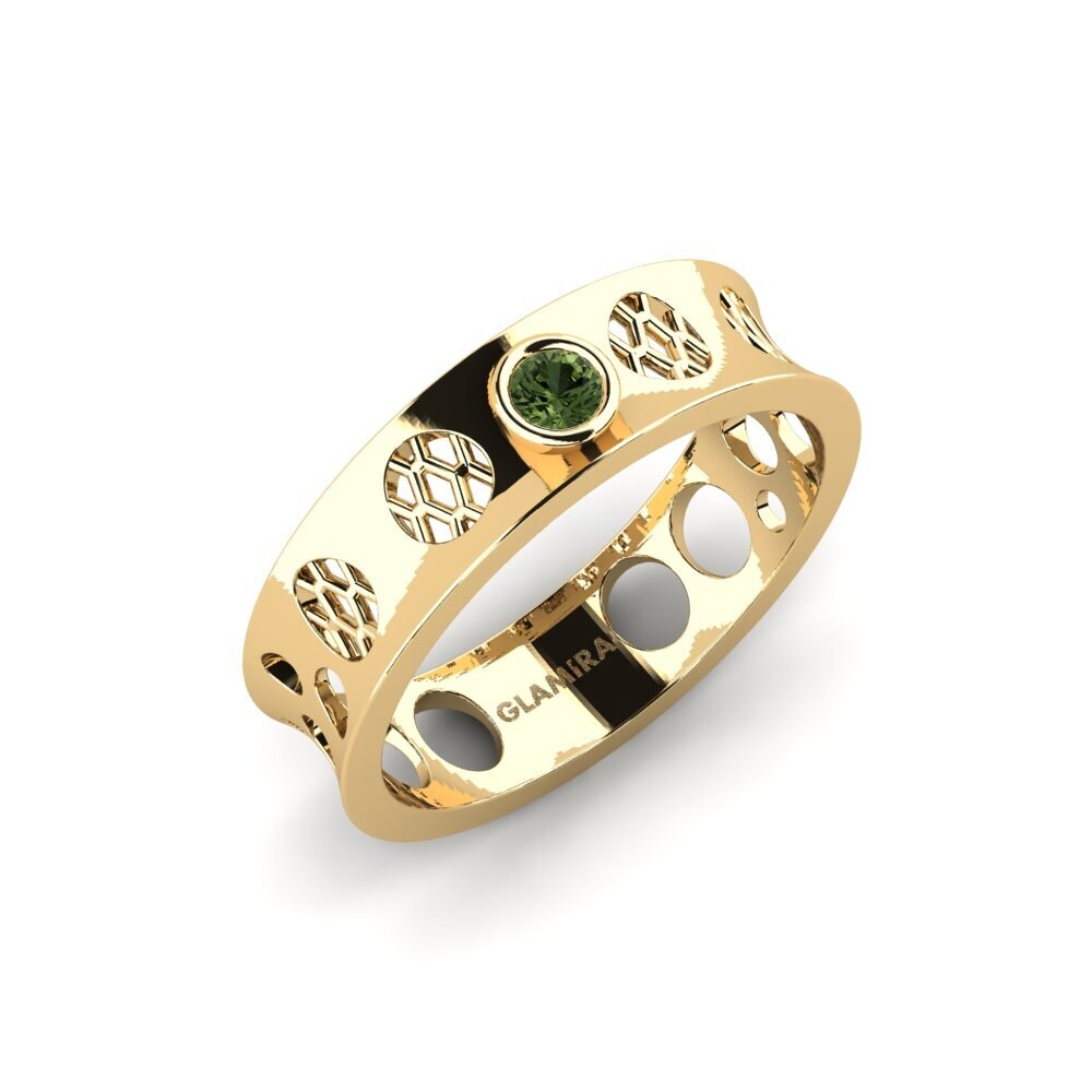Saphir vert Bague Octvays