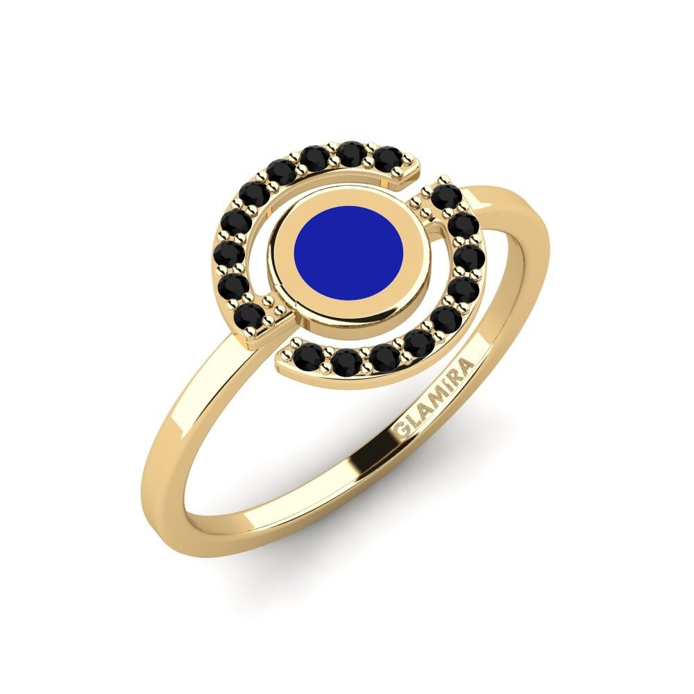 Schwarzer Diamant Ring Ortion