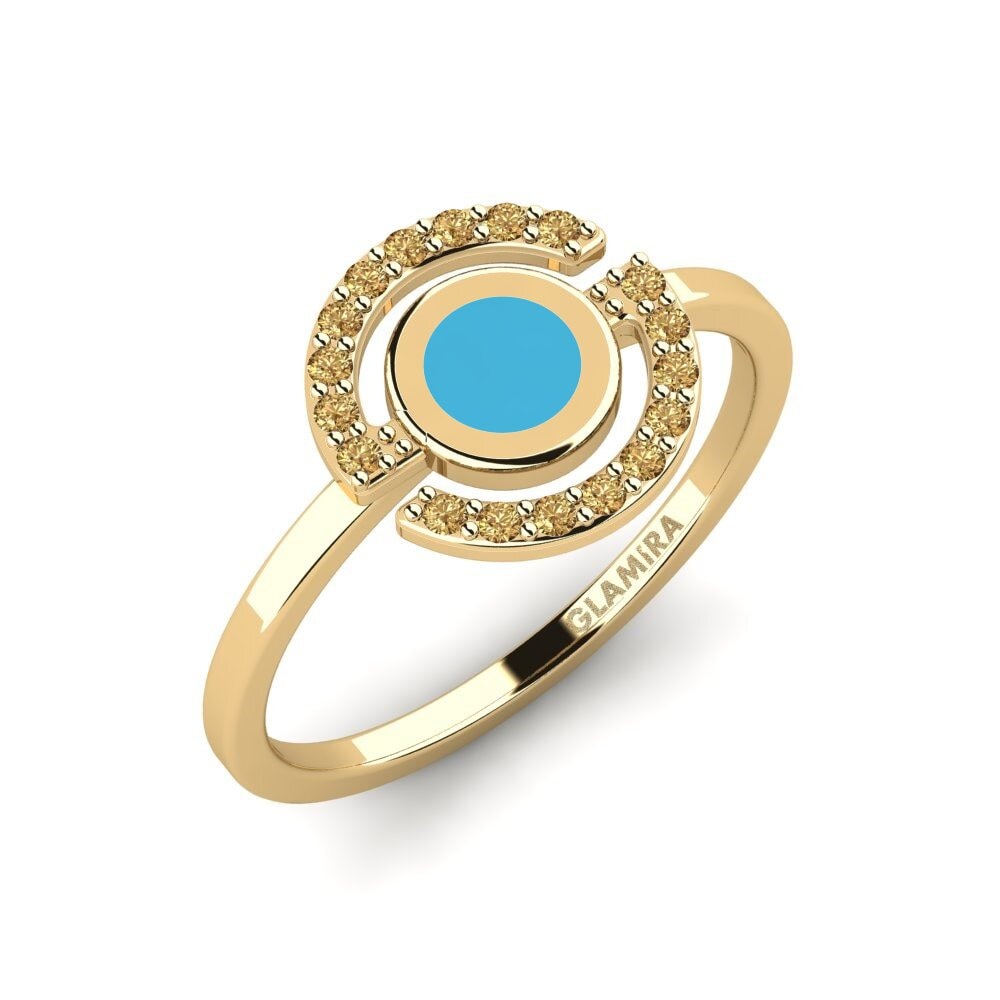 Brown Diamond Ring Ortion