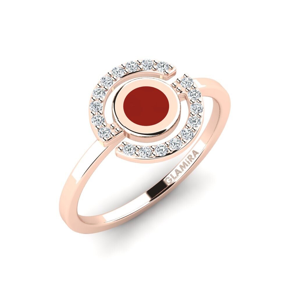 Rotgold 585 Ring Ortion