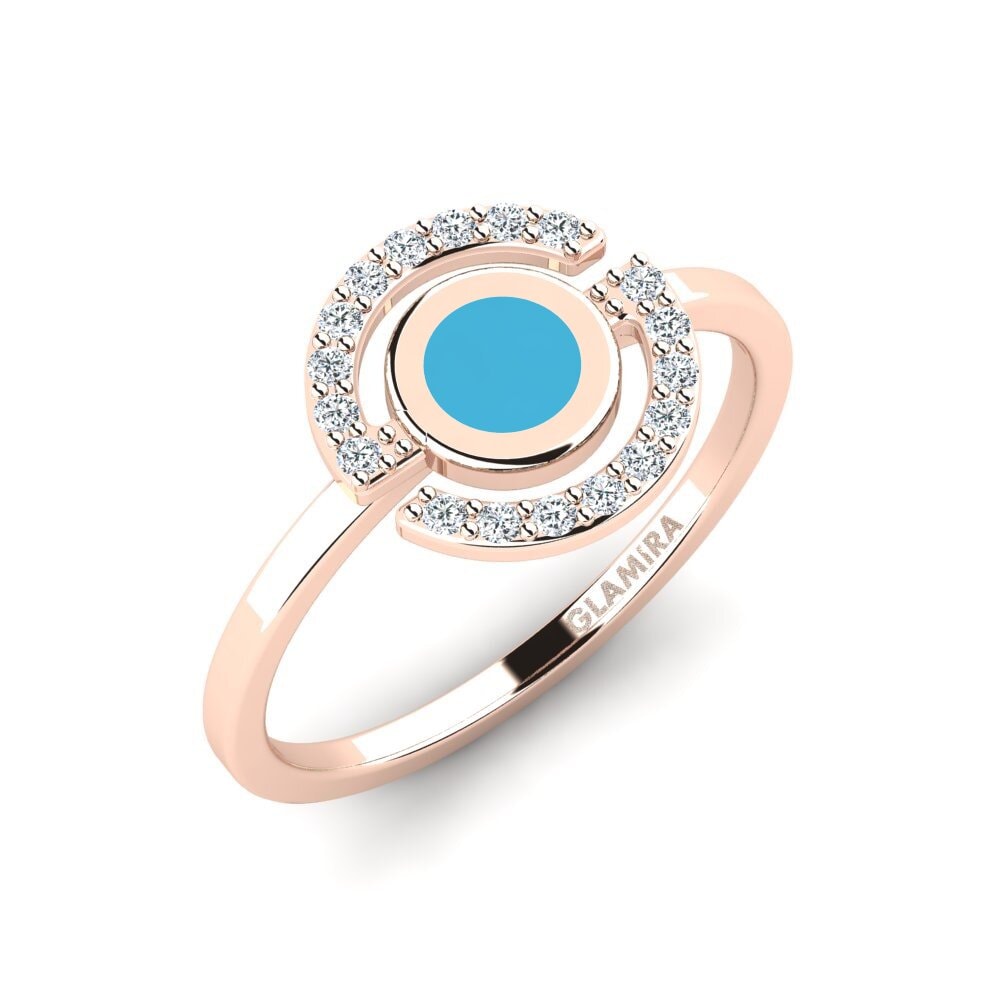 14ct Rose Gold Ring Ortion