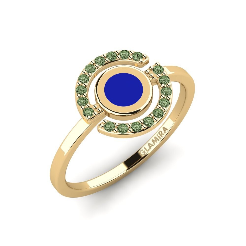Grüner Diamant Ring Ortion