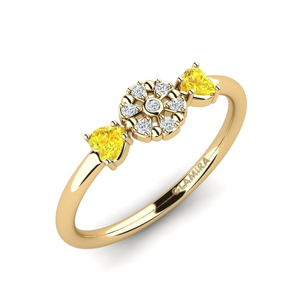 Yellow Sapphire Ring Ositionsy