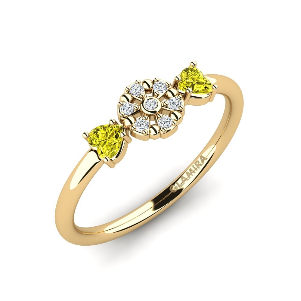 Gelber Diamant Ring Ositionsy