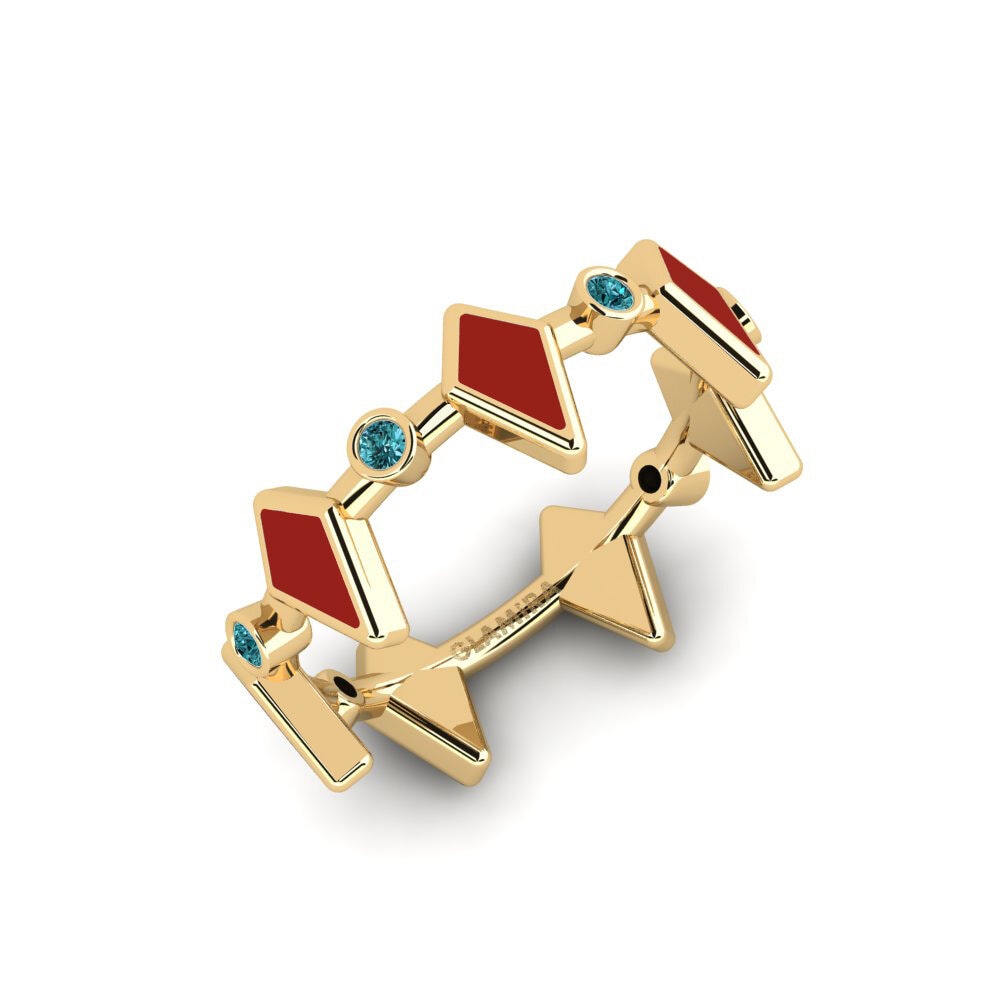 Blauer Diamant Ring Pephipu
