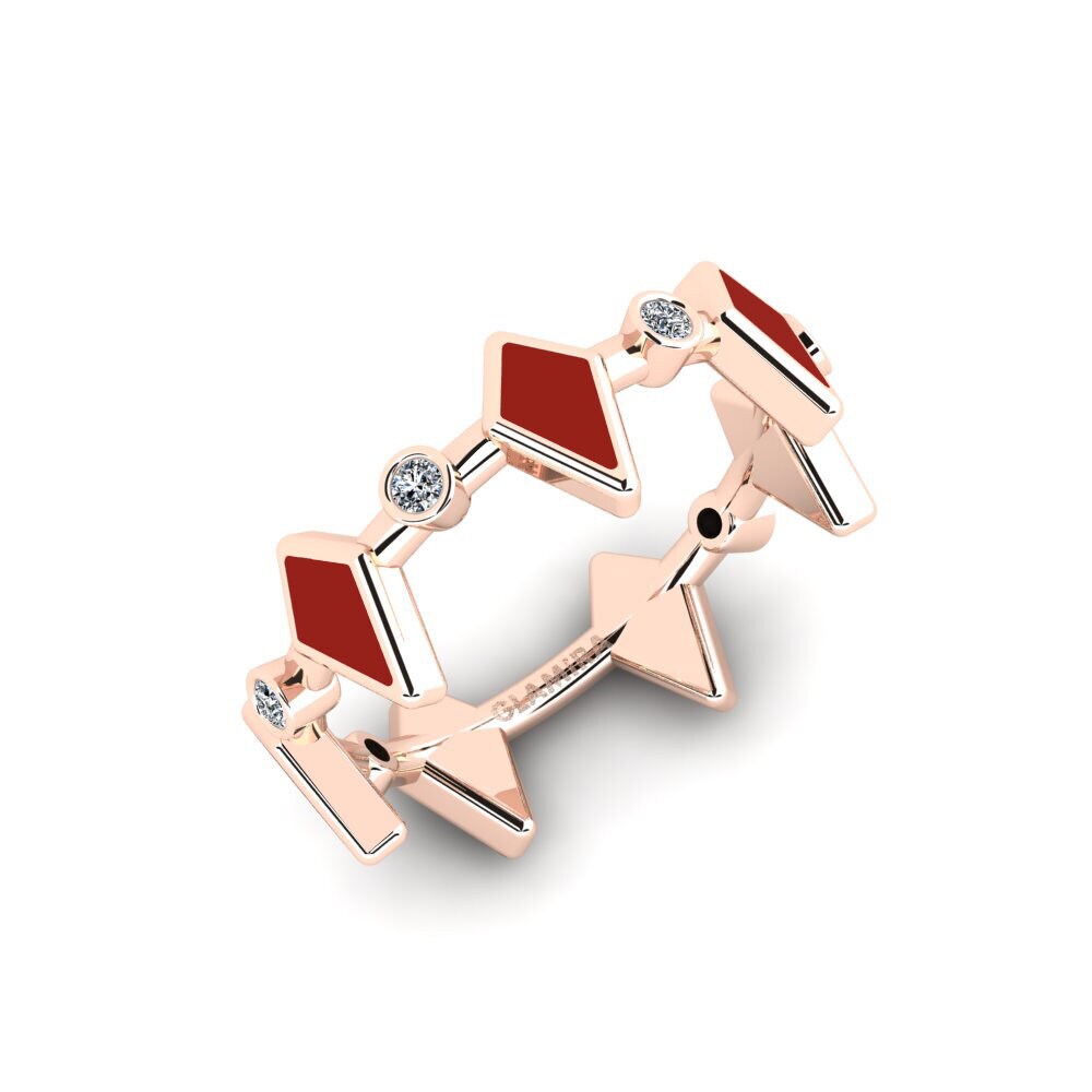 Rotgold 585 Ring Pephipu