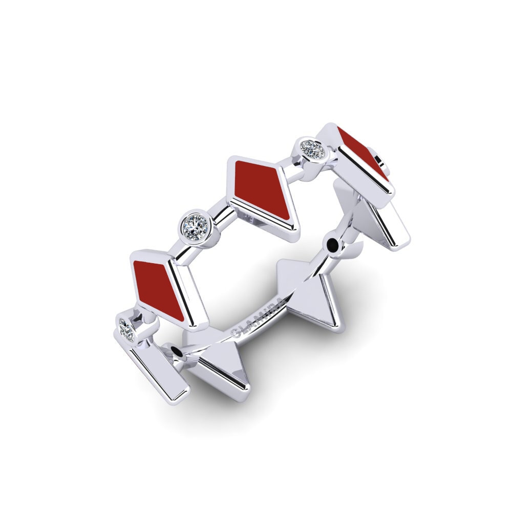 White Silver Ring Pephipu