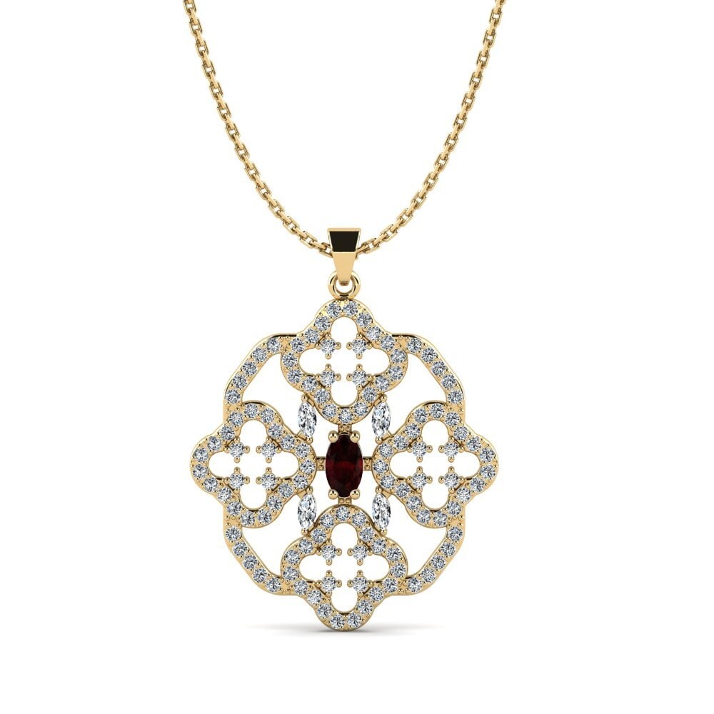 Garnet Women's Pendant Abnosa