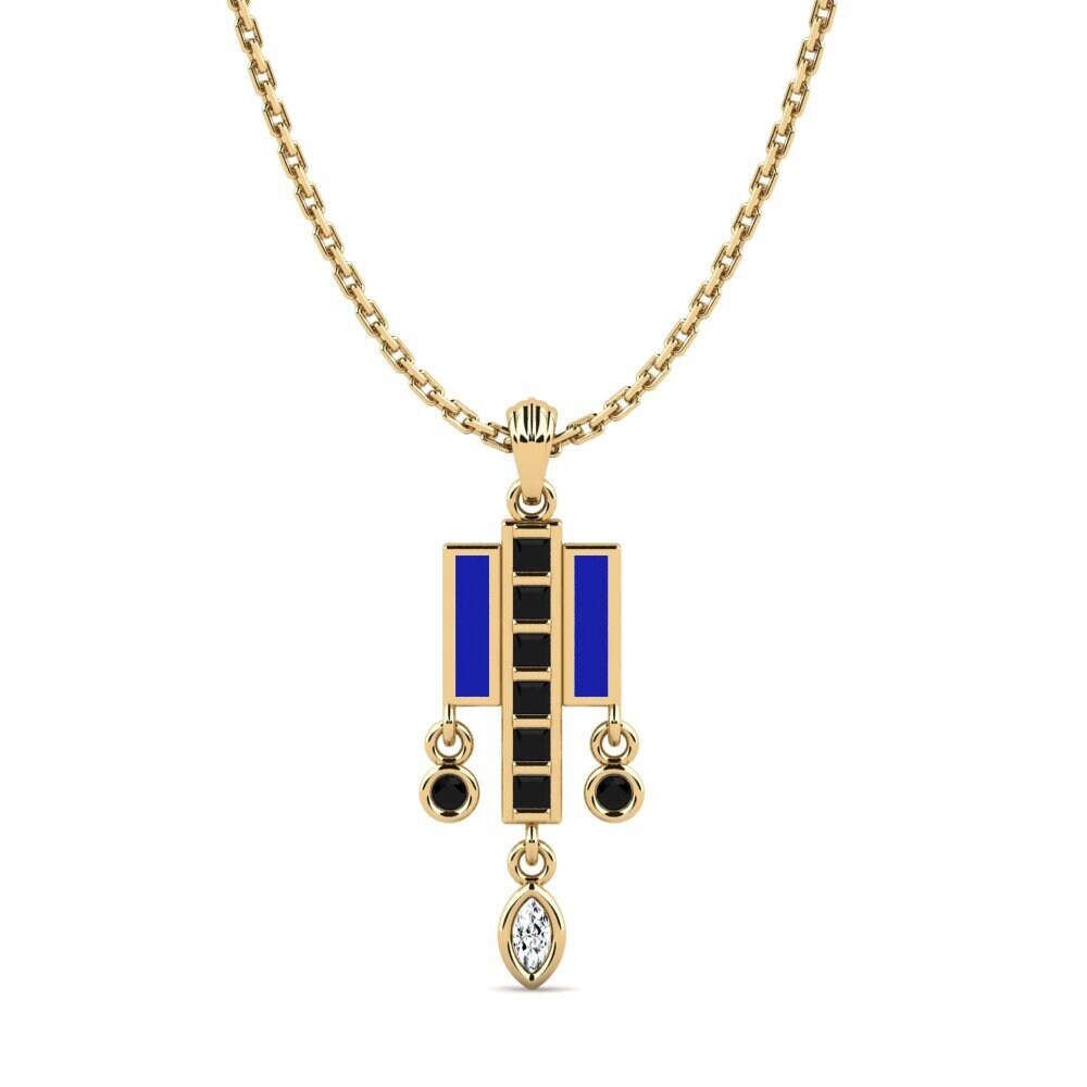 Diamante Negro Colgante de Mujer Admia