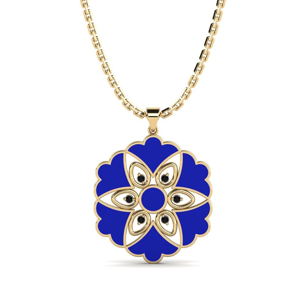 Diamante Negro Colgante de Mujer Arga