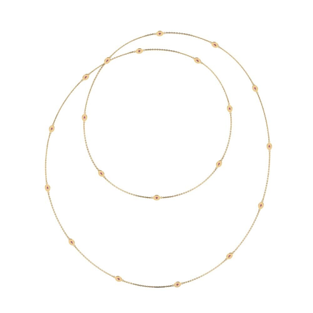 Rhodolite Garnet Women's Necklace Dormess