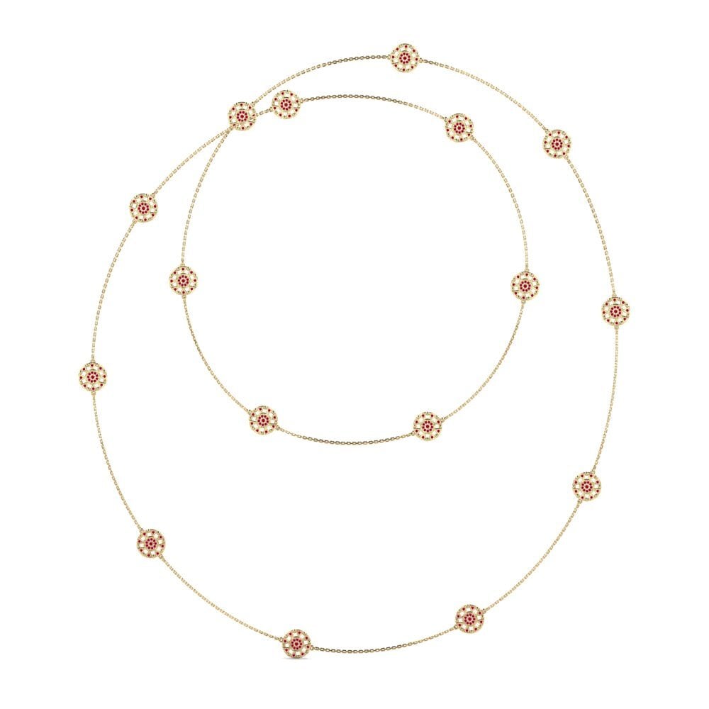Ruby Women's Necklace Gemolde