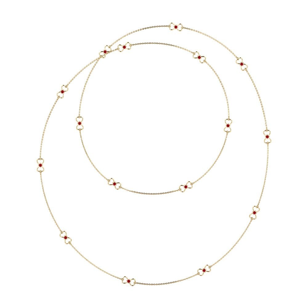 Red Zirconia Women's Necklace Gremel