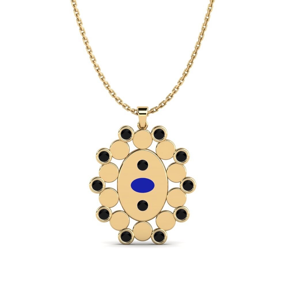 Diamante Negro Colgante de Mujer Ymbrens