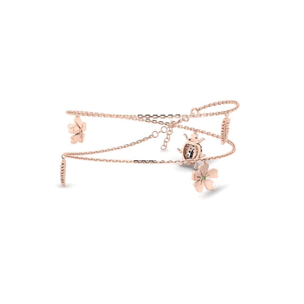 Green Diamond Women's Necklace Cassenop