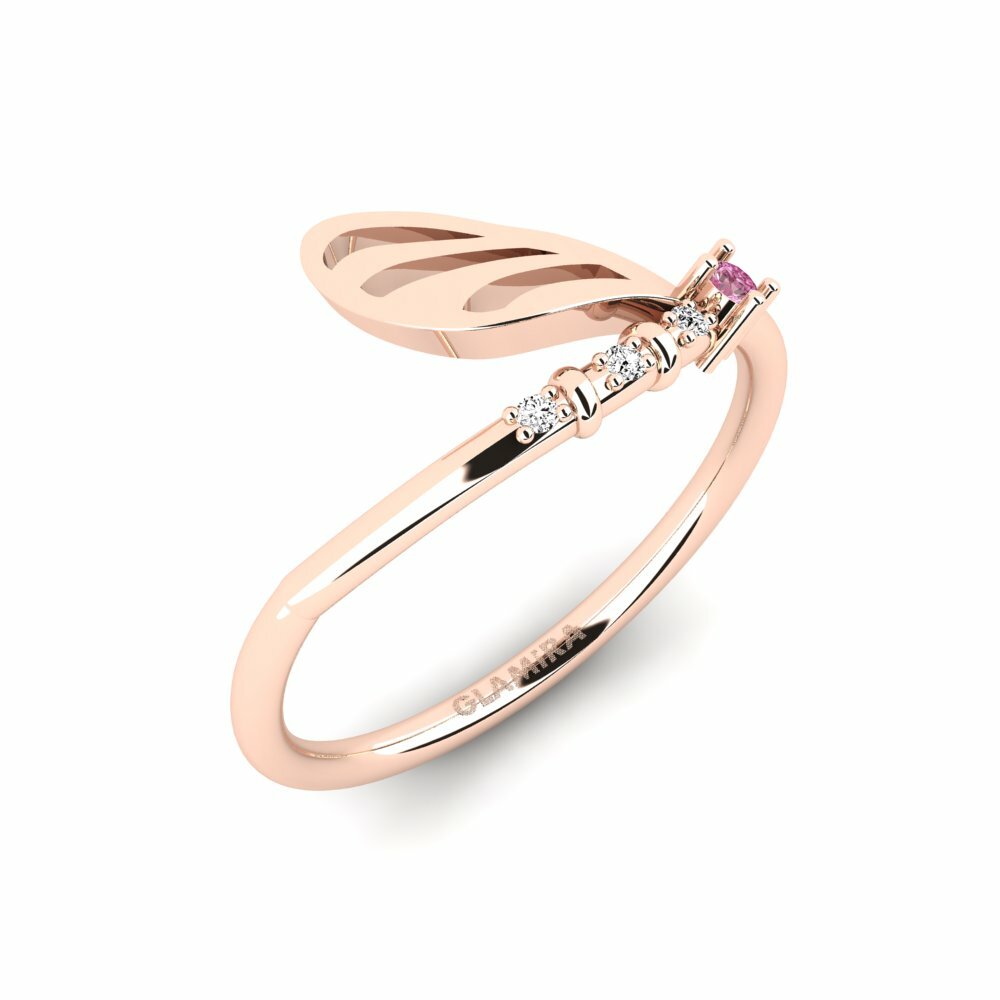 14k Rose Gold Rhodolite Garnet Ring Lautoka