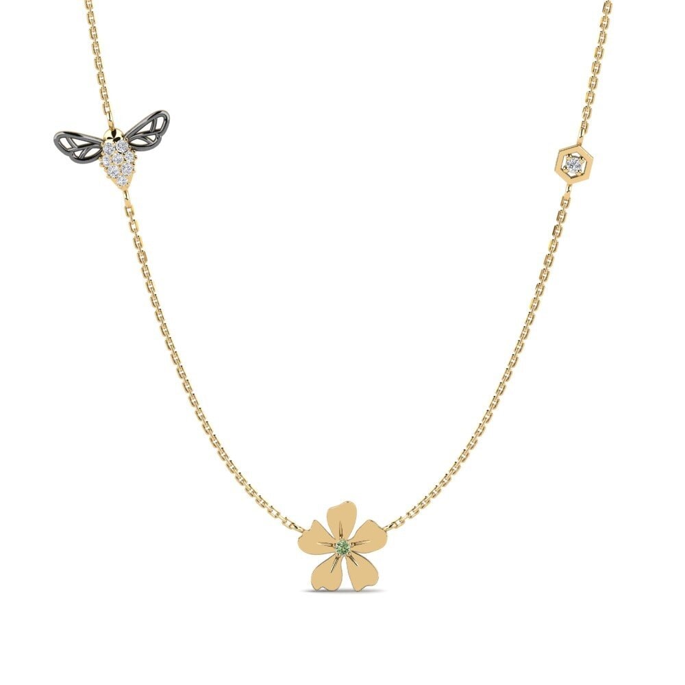 Green Diamond Women's Necklace Roufoussa