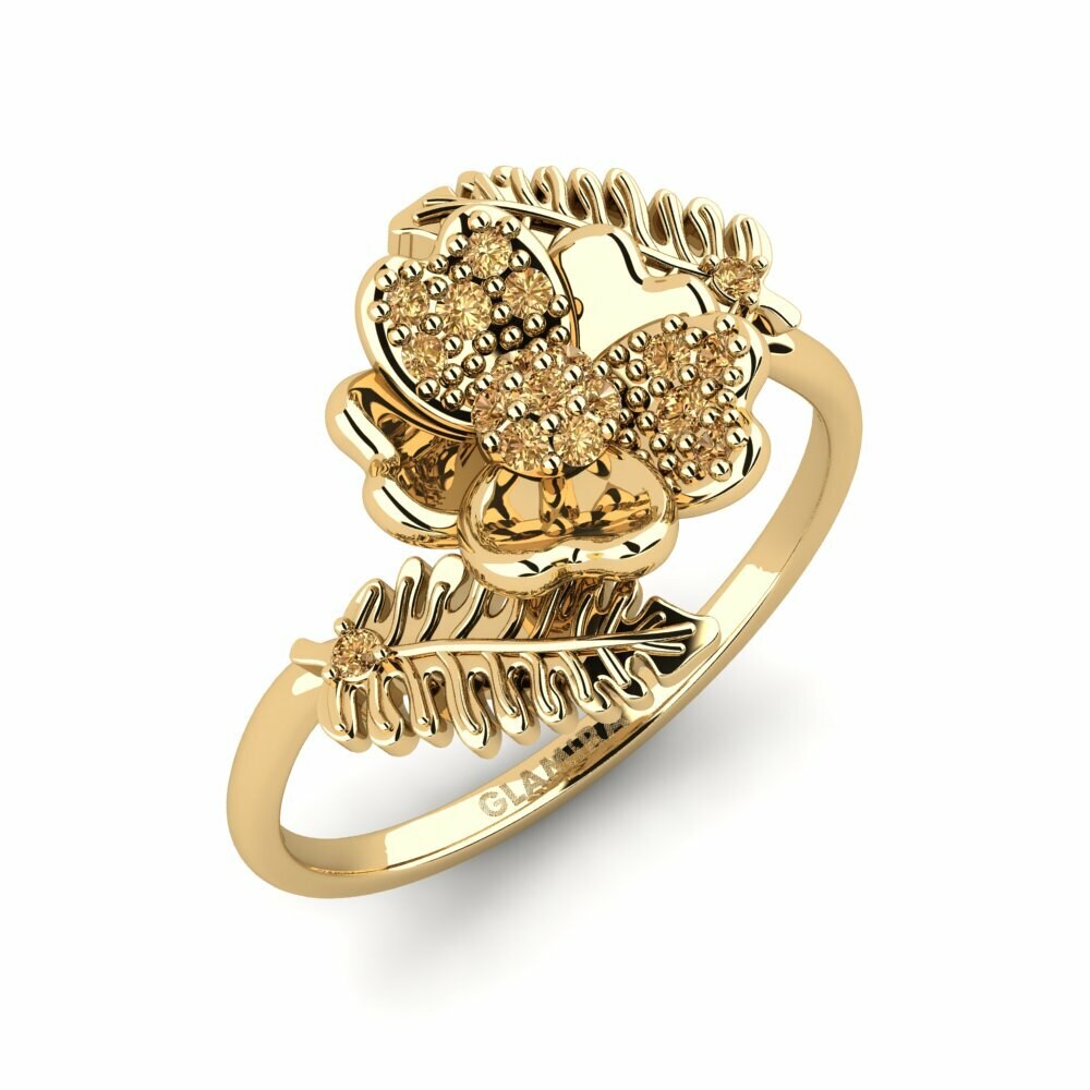 Brown Diamond Ring Textual