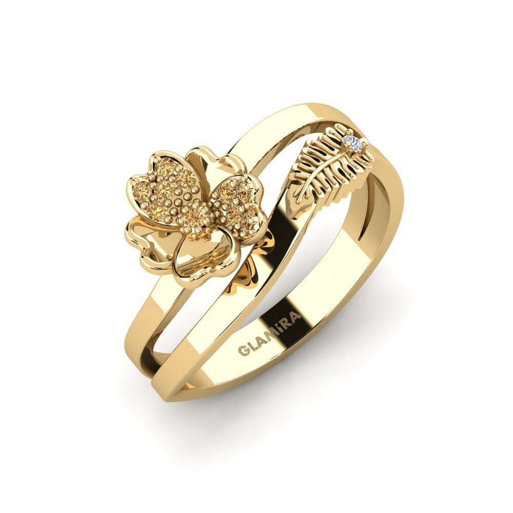 Brown Diamond Ring Unaffected