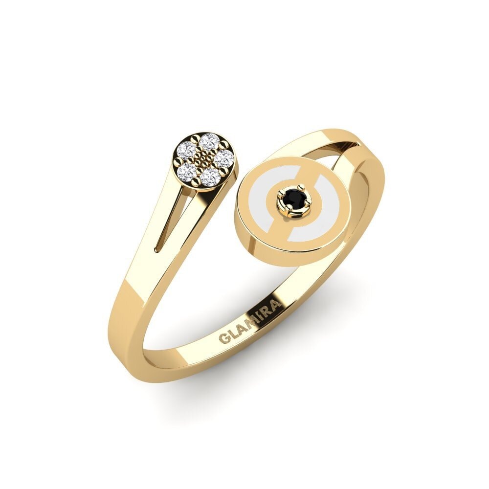 Diamante Negro Anillo Allapveto