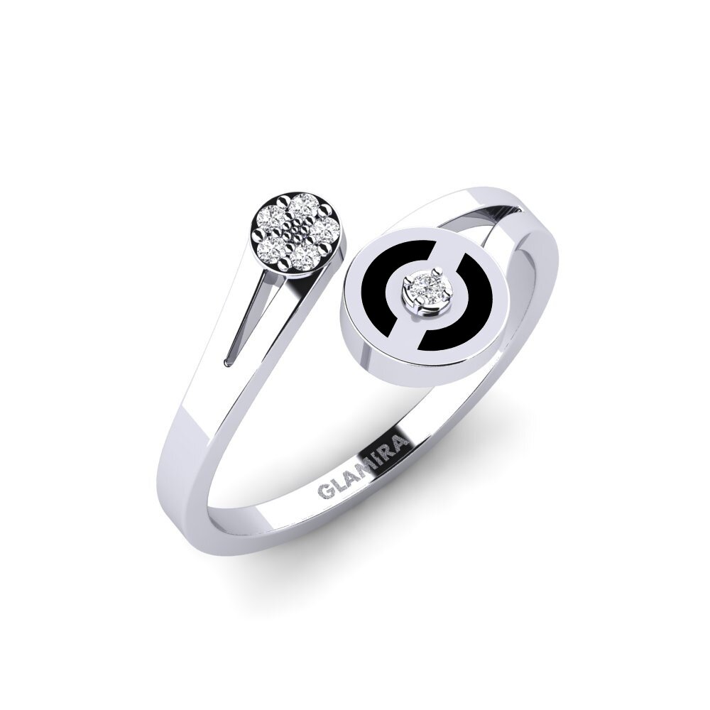White Silver Ring Allapveto