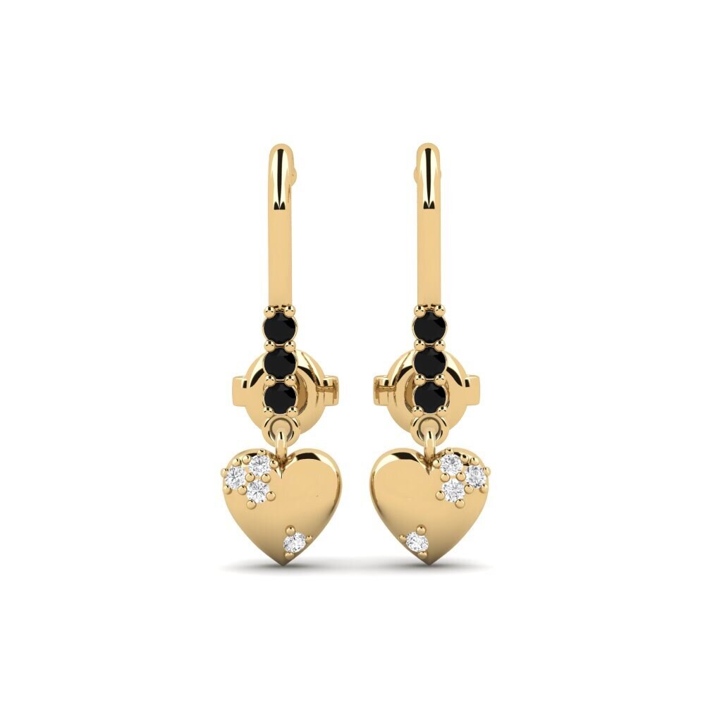 Black Onyx Women's Earring Clomis - A
