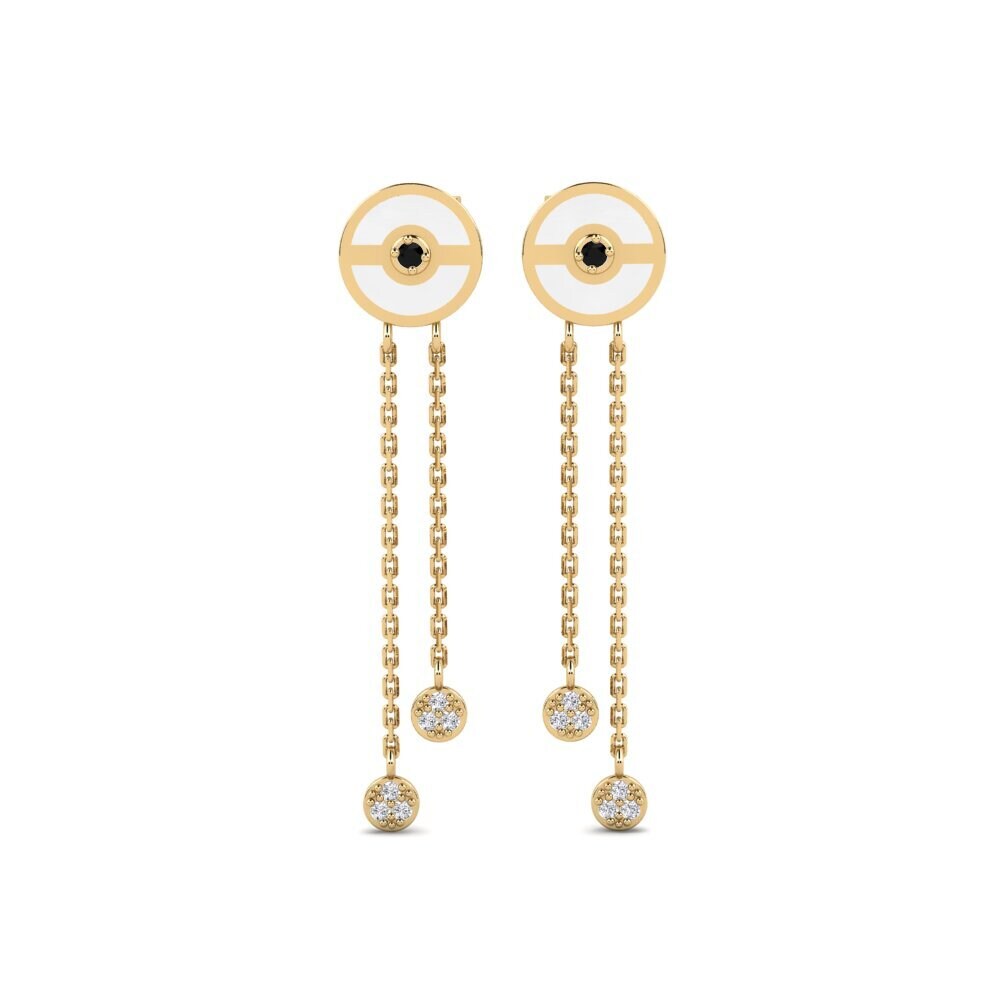 Diamante Negro Pendiente de mujer Corsico