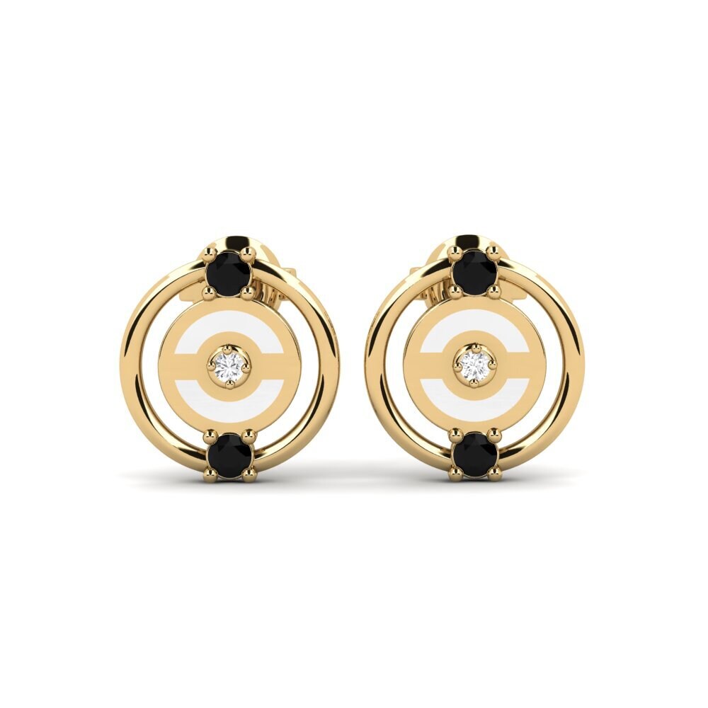 Black Onyx Women's Earring Czarny