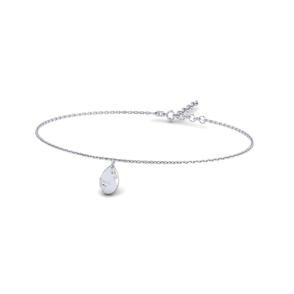 Bracelet pour femme Hvlang Or Blanc 14k