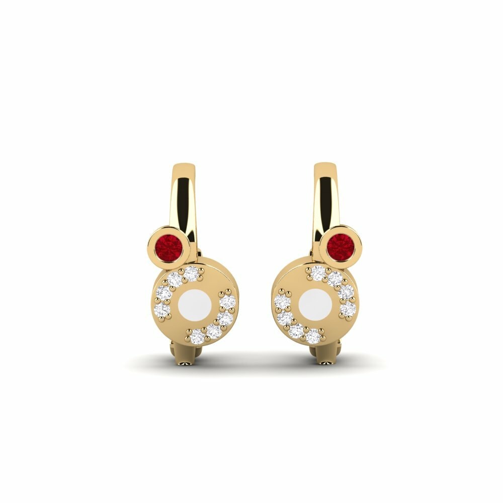 Red Zirconia Women's Earring Melyel