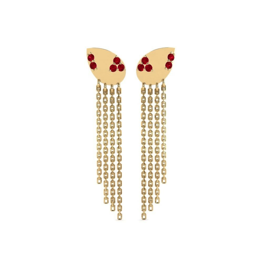Red Zirconia Women's Earring Mutrino