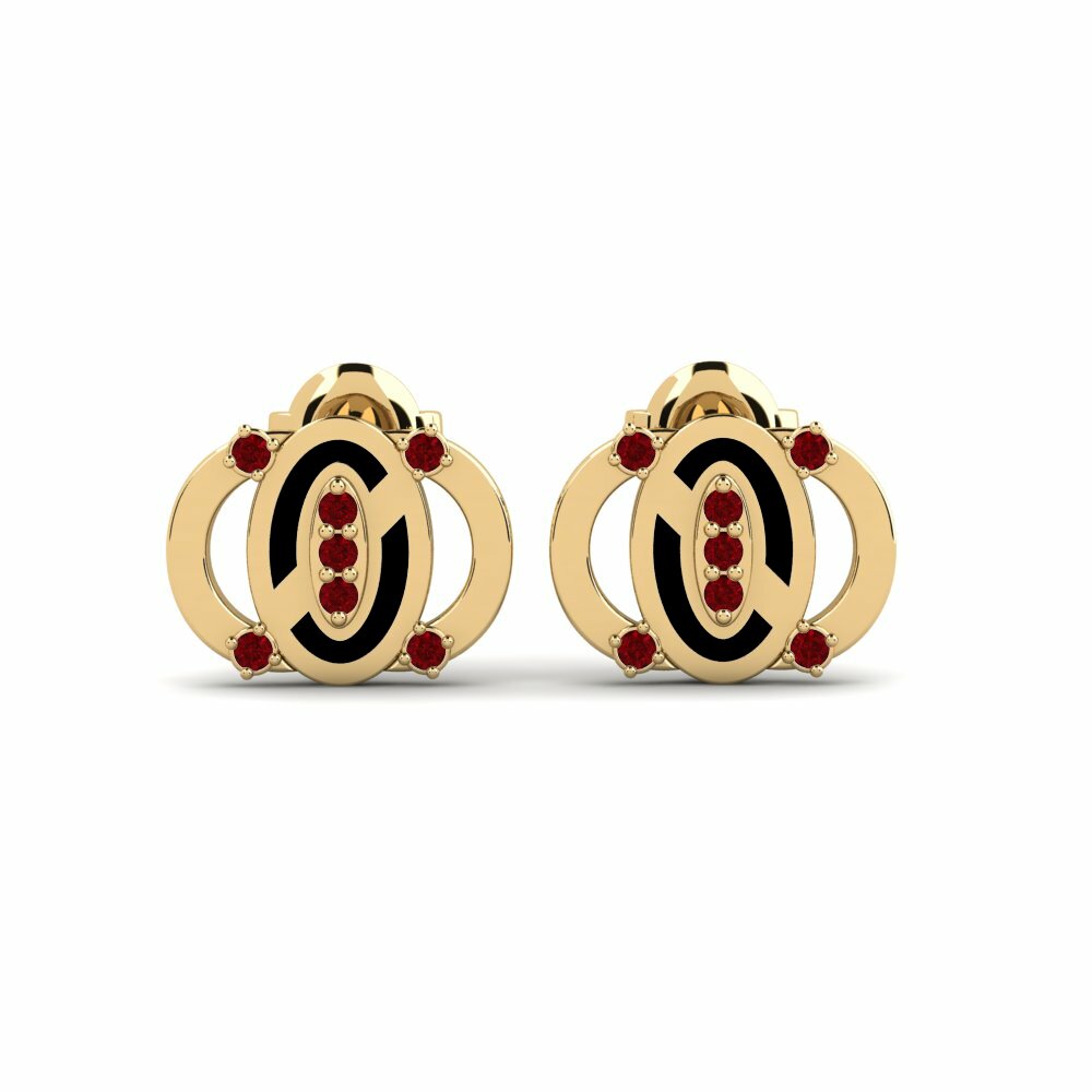 Red Zirconia Women's Earring Niezbendy