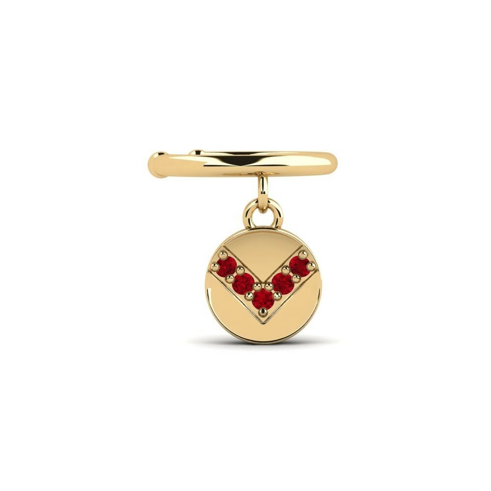 Red Zirconia Women's Earring Patuha