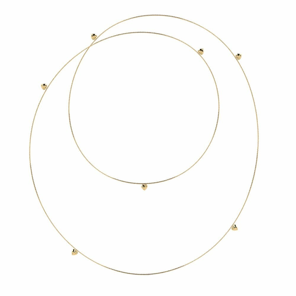 Diamante Amarillo Collar de Mujer Prepfuj