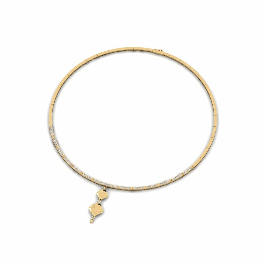Diamante Amarillo Collar Rotsnas